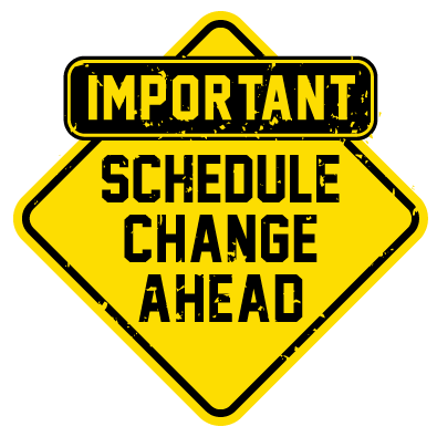 Important-Schedule-Change-Update